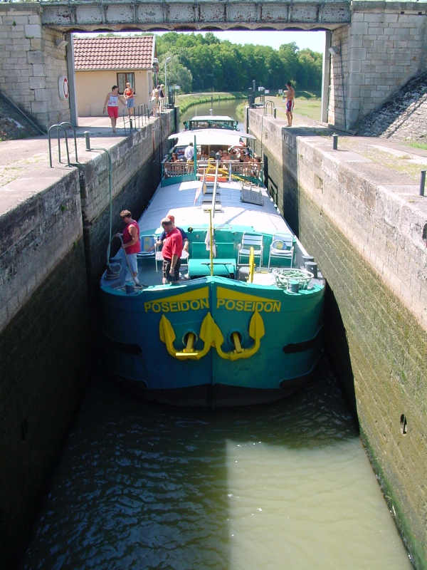 2003 - Peniche Poseidon in der Petit Saône.
